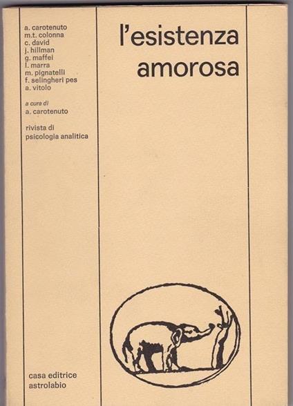 L' Esistenza Amorosa. Rivista Di Psicologia Analitica - copertina