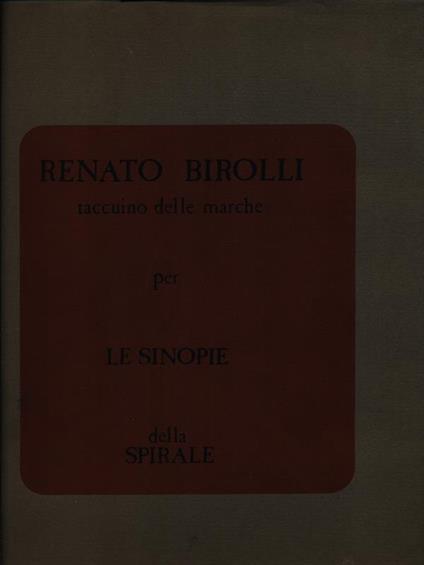 TACCUINO DELLE MARCHE - Renato Birolli - copertina