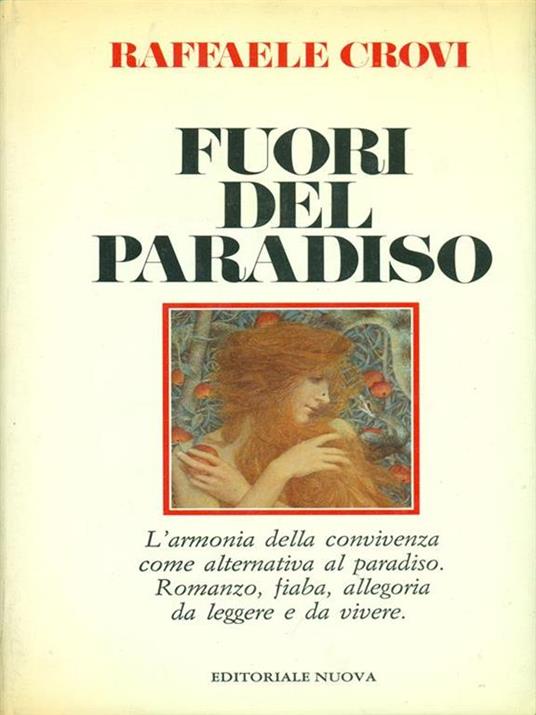 Fuori del paradiso - Raffaele Crovi - copertina
