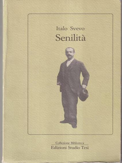 Senilità - Italo Svevo - copertina