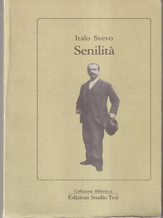 Senilità - Italo Svevo - copertina