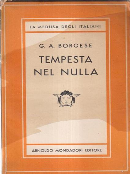 Tempesta nel nulla - G.A. Borgese - copertina