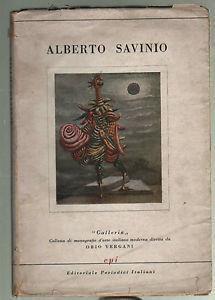 Alberto Savinio - Orio Vergani - copertina