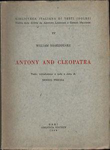 Antony and Cleopatra - William Shakespeare - copertina