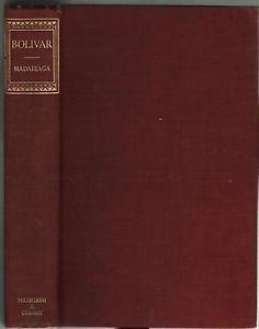Bolivar - Salvador de Madariaga - copertina