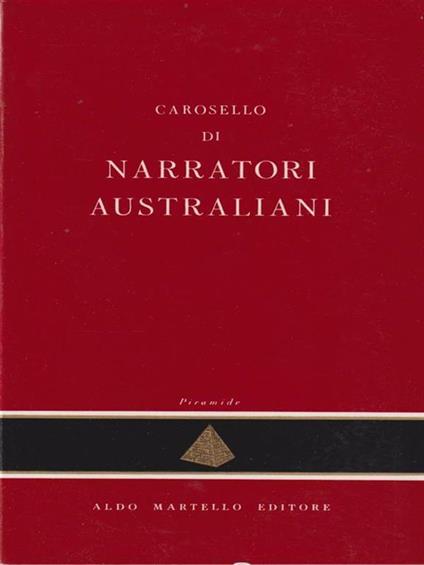 Carosello di narratori australiani - R. Lotteri - copertina