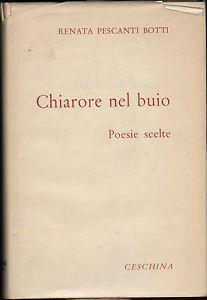 Chiarore nel buio - Renata Pescanti Botti - copertina