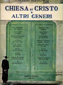 Chiesa Di Cristo - Sigfrido Bartolini - copertina