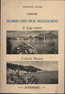 Diario dei due soggiorni - Francesco Talassi - copertina