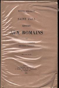 Epitre aux romains - Marie-Joseph Lagrange - copertina