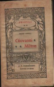 Giovanni Milton - Diego Angeli - copertina