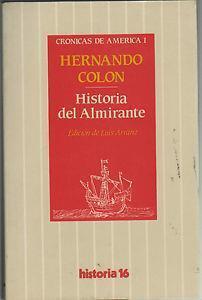 Historia de Almirante - Hernando Colon - copertina