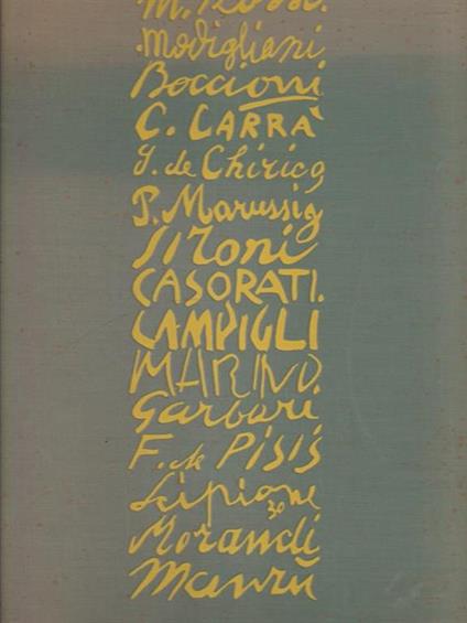 Il disegno italiano contemporaneo - Raffaele Carrieri - copertina
