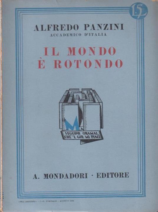 Il mondo é rotondo - Alfredo Panzini - copertina
