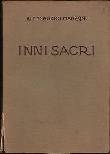 Inni Sacri - Alessandro Manzoni - copertina