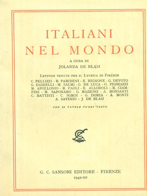 Italiani nel mondo