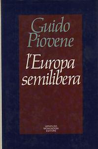 L' Europa Semilibera - Guido Piovene - copertina
