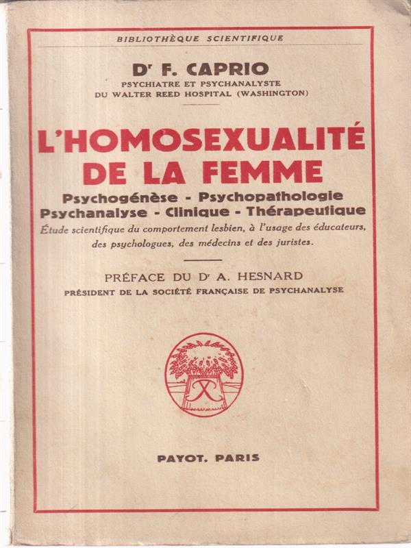 L' homosexualite de la femme