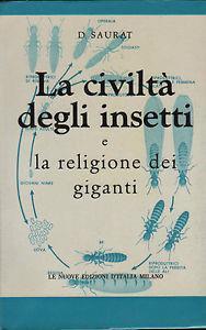 La civiltà degli insetti - Denis Saurat - copertina