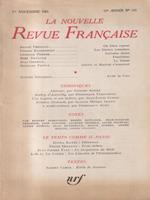 La nouvelle revue francaise novembre 1965