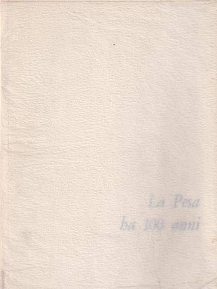La Pesa Ha 100 Anni - Ignazio Mormino - copertina
