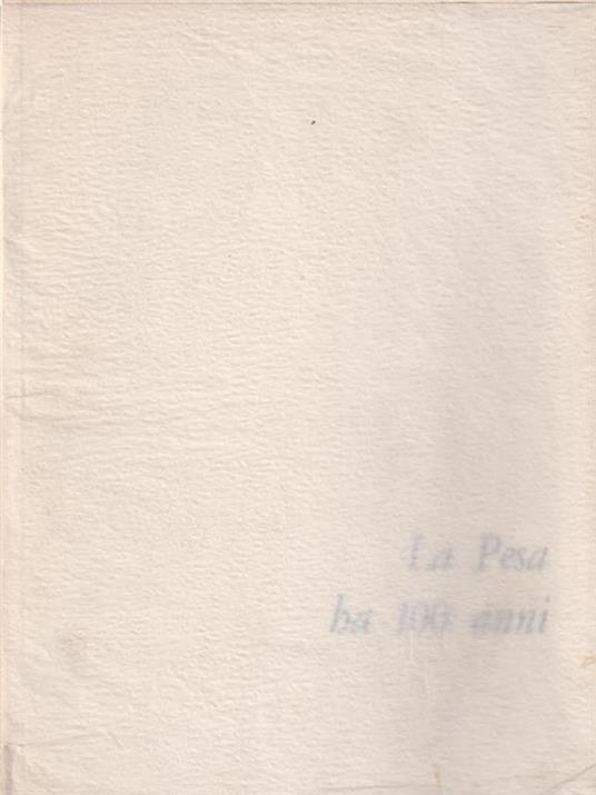 La Pesa Ha 100 Anni - Ignazio Mormino - copertina