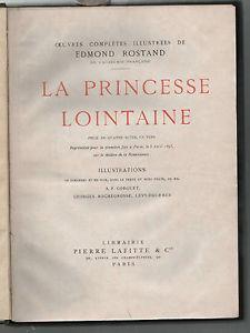 La Princesse Lointaine - Edmond Rostand - copertina