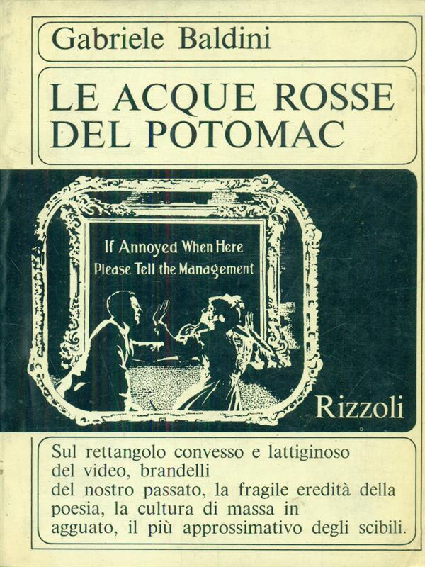 Le acque rosse del Potomac