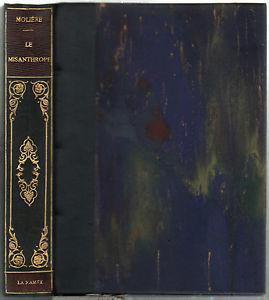Le misanthrope - Molière - copertina