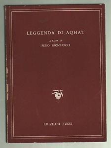 Leggenda di Aqhat - Raymond Carver - copertina
