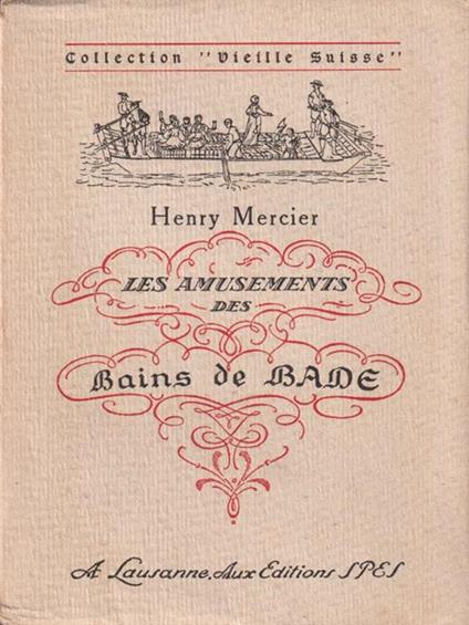 Les amusements des bains de bade - Henry Mercier - copertina