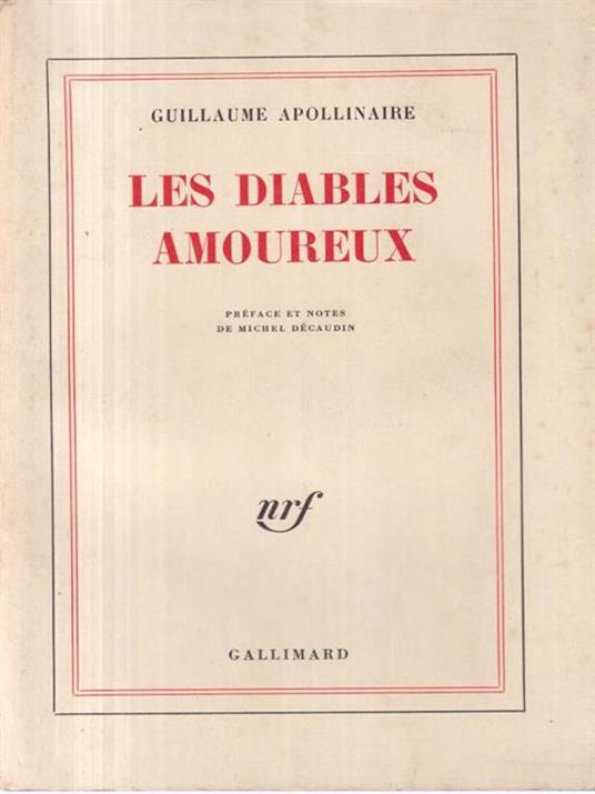 Les diables amoureux - Guillaume Apollinaire - copertina