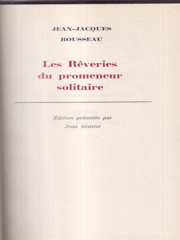 Les reveries