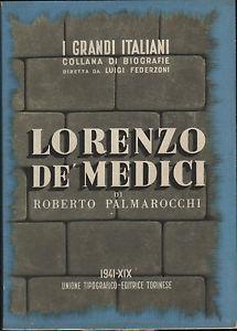 Lorenzo dÉ medici - Roberto Palmarocchi - copertina