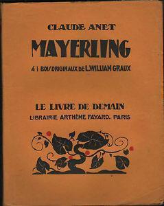 Mayerling - Claude Anet - copertina