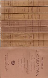 Memoires de Casanova de seingalt 8 tomes