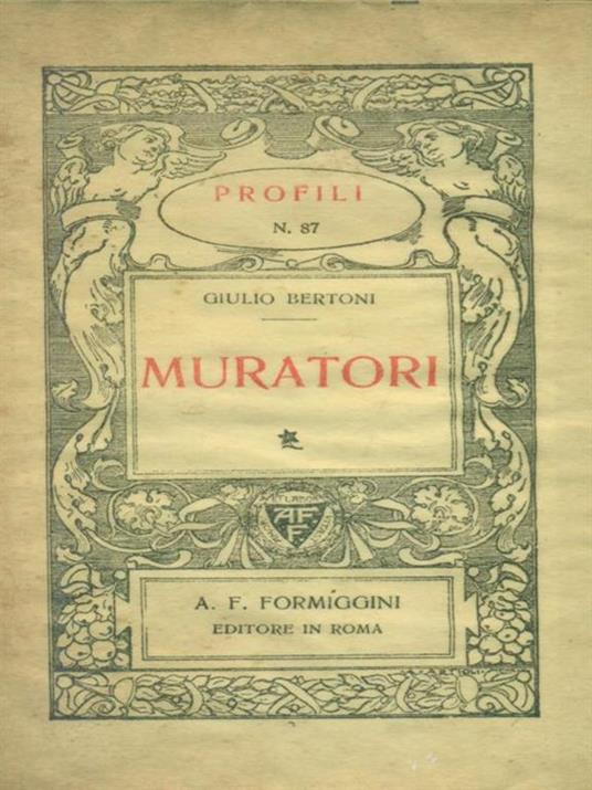 Muratori - Giulio Bertoni - copertina