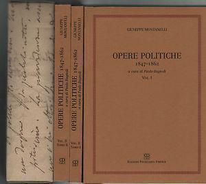 Opere politiche 3 volumi - Giuseppe Montanelli - copertina
