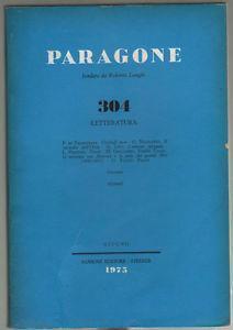 Paragone 304 anno XXVI. Letteratura - Roberto Longhi - copertina