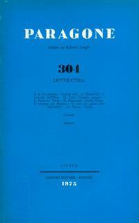 Paragone 304 anno XXVI. Letteratura