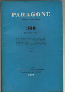 Paragone 308 anno XXVI - Letteratura - Roberto Longhi - copertina
