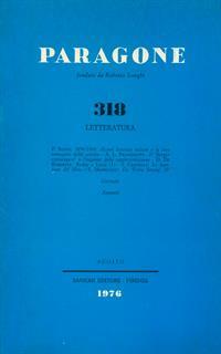 Paragone 318 anno XXVII - Letteratura