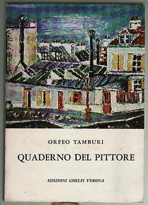 Quaderno del pittore - Orfeo Tamburi - copertina