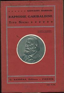 Rapsodie garibaldine - Giovanni Marradi - copertina