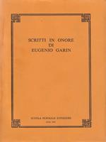 Scritti in onore di Eugenio Garin