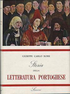 Storia della letteratura portoghese - G. Carlo Rossi - copertina