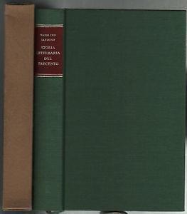 Storia letteraria del Trecento - Natalino Sapegno - copertina