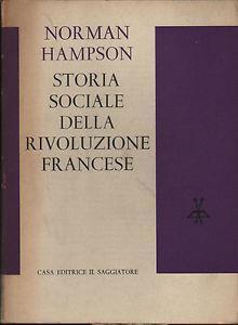 Storia sociale della rivoluzione francese - Norman Hampson - copertina