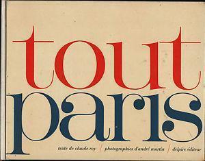 Tout Paris - Claude Roy - copertina