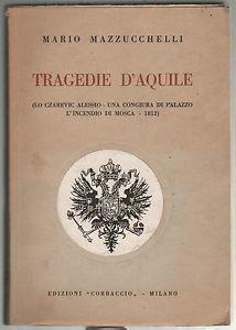 Tragedie d'Aquile - Mario Mazzucchelli - copertina